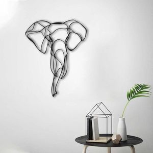 Dekorativní kovový doplněk na zeď Elephant 2 obraz