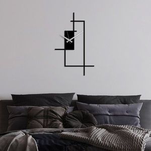 Dekorativní kovové nástěnné hodiny Corner obraz