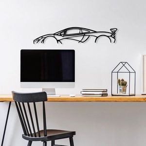 Dekorativní kovový doplněk na zeď Mclaren P1 Silhouette obraz