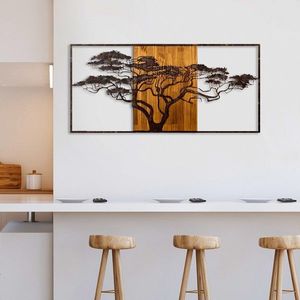 Dekorativní dřevěný doplněk na zeď Acacia Tree - 328-A obraz