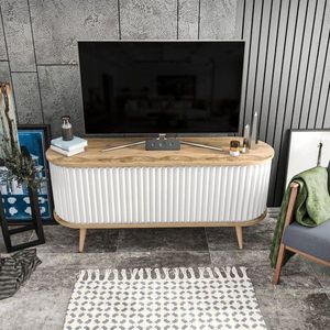 TV stolek Stor - Oud Oak, White obraz