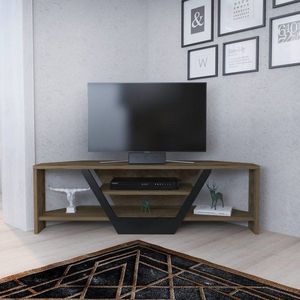 TV stolek Sares - Oud Oak, Black obraz