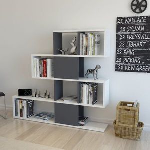 Knihovna Karlin - White, Anthracite obraz