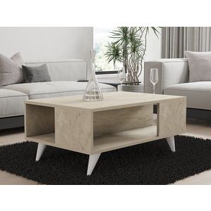 Konferenční stolek Yuka - Travertine obraz