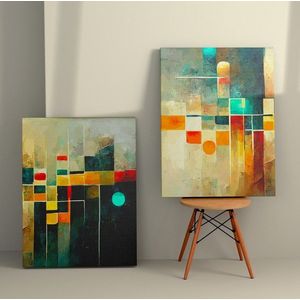 Dekorativní obraz na plátně (2 kusy) 2KNV4318 - 50 x 70 obraz