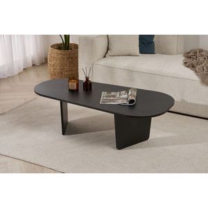 Konferenční stolek Ovalis - Wood Black obraz