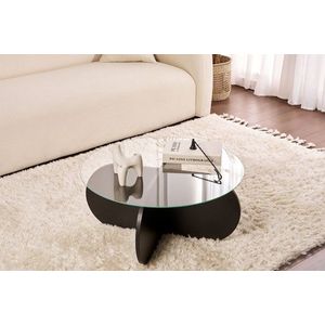 Konferenční stolek Aeris - Wood Black, Fume obraz
