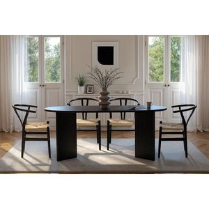 Jídelní stůl Sablin - Wood Black obraz