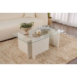 Konferenční stolek Vetrino - Wooden White obraz