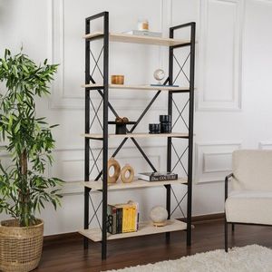 Knihovna Elysian - Travertine, Black obraz