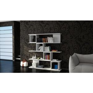 Knihovna Wind - White obraz