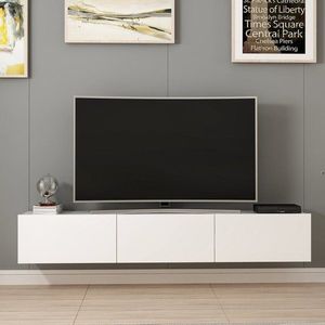 TV stěna / Sestava pod TV Rigel - White obraz