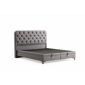 Rám dvoulůžkové postele s čelem Samira 160 x 200 - Grey obraz