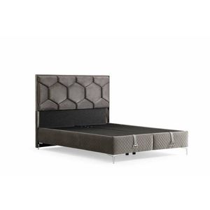 Rám dvoulůžkové postele s čelem Carbon 150 x 200 - Grey obraz