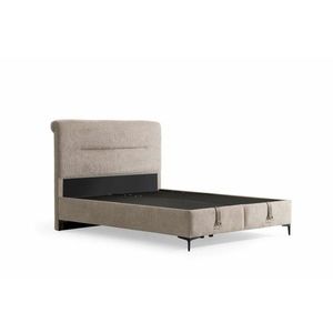 Rám dvoulůžkové postele s čelem Mia 140 x 200 - Light Brown obraz