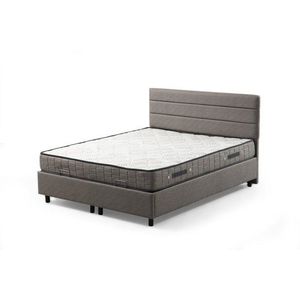 Rám dvoulůžkové postele s čelem Motya 140 x 200 - Light Grey obraz