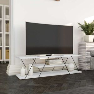 TV stolek Canaz v2 - White, Black obraz