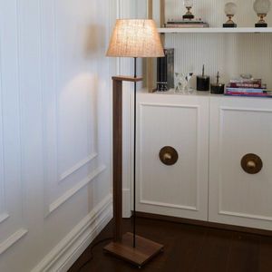 Dřevěná stojací lampa AYD-3128 obraz