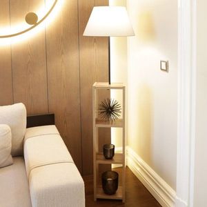 Dřevěná stojací lampa AYD-3152 obraz
