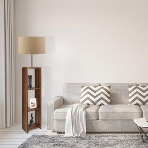 Dřevěná stojací lampa AYD-2819 obraz