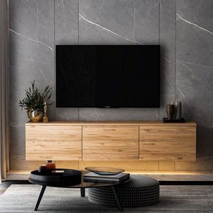 TV stolek Neon Illuminated - Atlantic Pine obraz