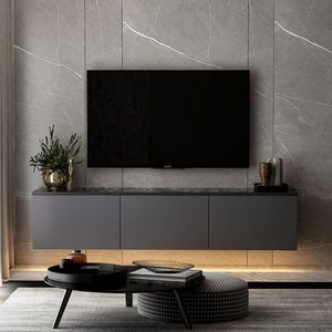 TV stolek Neon Illuminated - Anthracite obraz