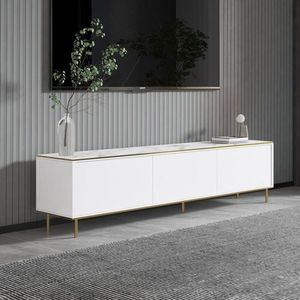 TV stolek Imaj - Marble, White obraz