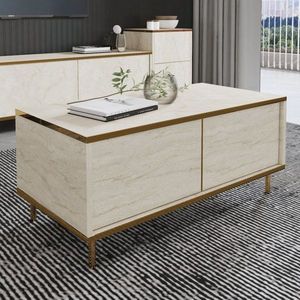 Konferenční stolek Imaj - Travertine obraz