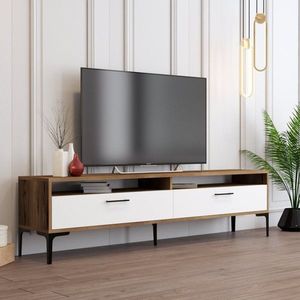 TV stolek Istanbul 2 - Walnut White obraz