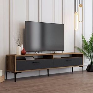TV stolek Istanbul 2 - Walnut Anthracite obraz