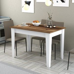 Kuchyňský stůl Kiev 511 - Walnut, White obraz