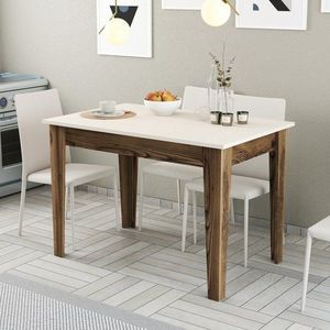 Kuchyňský stůl Kiev 508 - Walnut, Cream obraz
