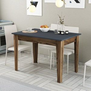 Kuchyňský stůl Kiev 504 - Walnut, Anthracite obraz