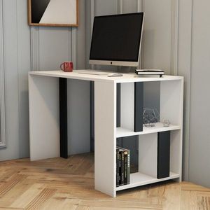 Psací stůl Lima - White, Anthracite obraz
