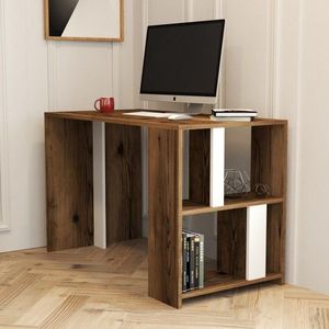 Psací stůl Lima - Walnut, White obraz