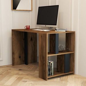 Psací stůl Lima - Walnut, Anthracite obraz