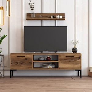 TV stěna / Sestava pod TV Riga - Walnut obraz