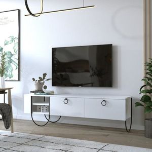 TV stolek Norfolk Tv Stand - White obraz