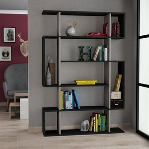 Knihovna Mito - Anthracite, Light Mocha obraz