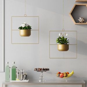 Dekorativní květináč Pandantif - Gold obraz