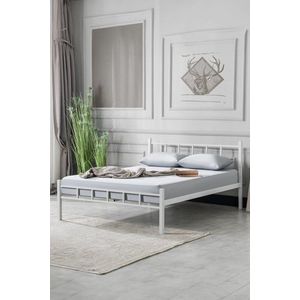 Rám dvoulůžkové postele K90 - White (120 x 200) obraz
