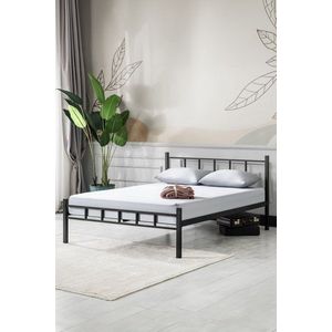 Rám dvoulůžkové postele K90 - Black (120 x 200) obraz