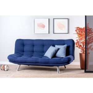 Trojmístná rozkládací pohovka Misa Sofabed - Navy Blue obraz