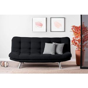 Trojmístná rozkládací pohovka Misa Sofabed - Black obraz