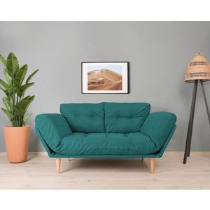 Trojmístná rozkládací pohovka Nina Daybed - Petrol Green GR124 obraz