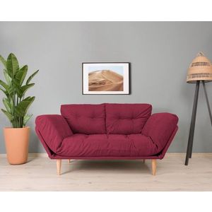 Trojmístná rozkládací pohovka Nina Daybed - Dark Red GR105 obraz