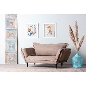 Dvoumístná rozkládací pohovka Vino Daybed - Mink GR121\01 obraz