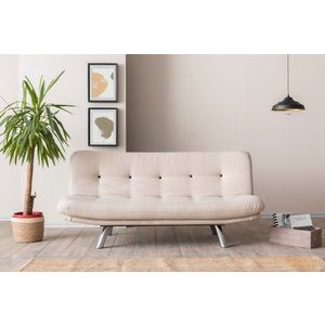 Trojmístná rozkládací pohovka Misa Small Sofabed v3 - Cream obraz