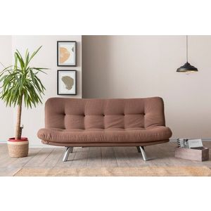 Trojmístná rozkládací pohovka Misa Small Sofabed - Light Brown obraz