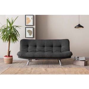 Trojmístná rozkládací pohovka Misa Small Sofabed - Dark Grey obraz